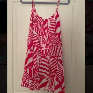 Lilly pulitzer pink sailboat dress size S